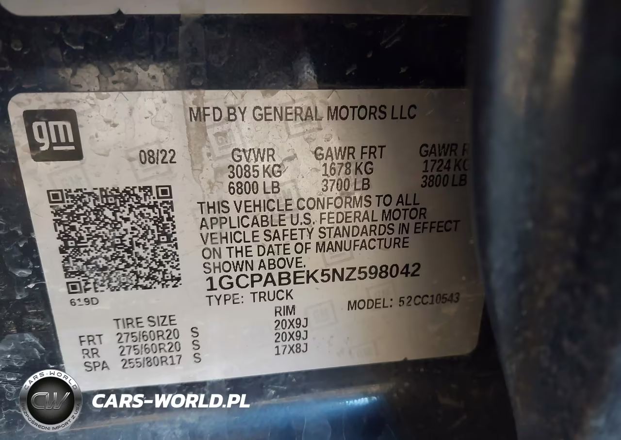 2022 Chevrolet Silverado C1500 Custom VIN:1GCPABEK5NZ598042 - 9