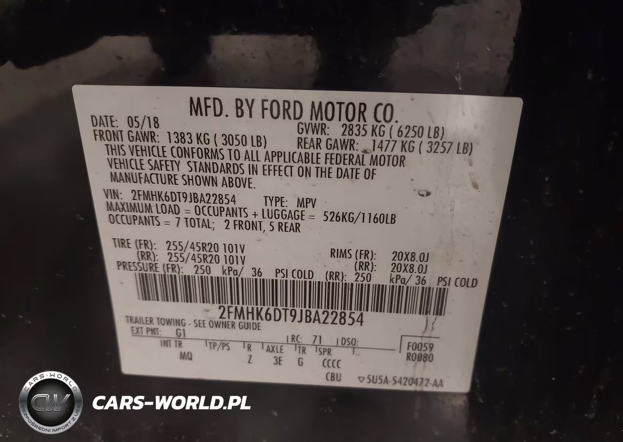 2018 Ford Flex Limited VIN:2FMHK6DT9JBA22854 - 9