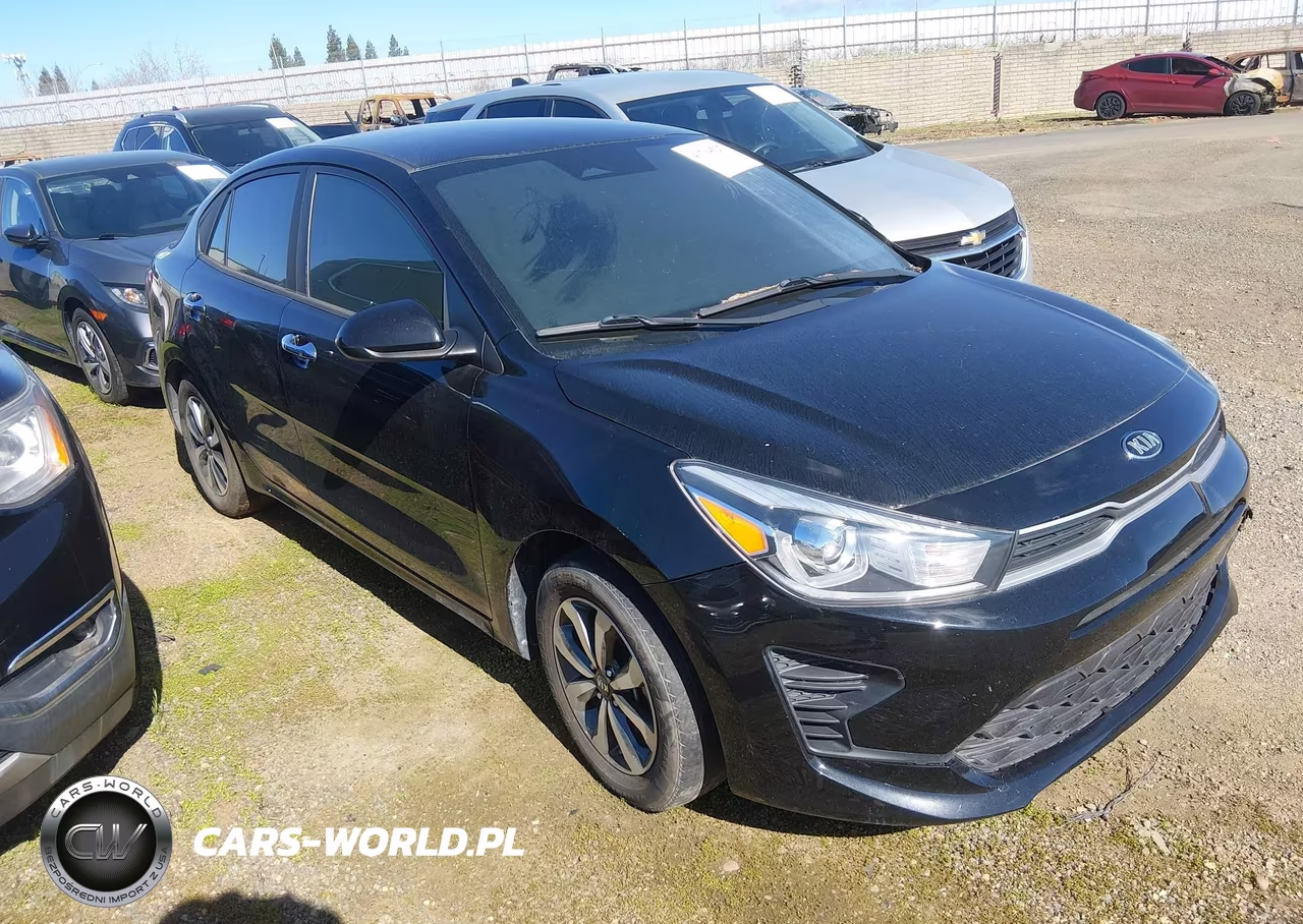 2021 Kia Rio S VIN:3KPA24ADXME417324 - 1