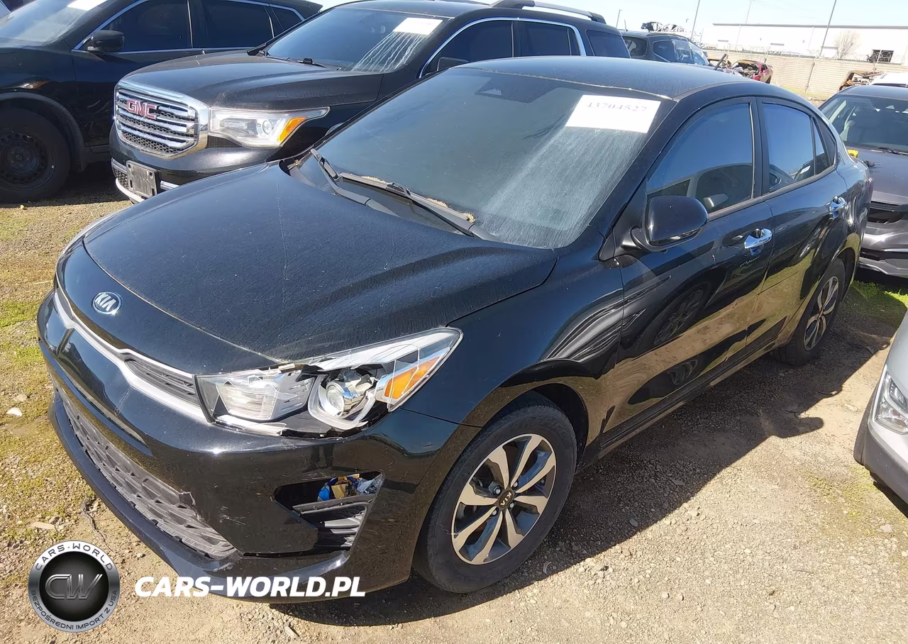 2021 Kia Rio S VIN:3KPA24ADXME417324 - 2