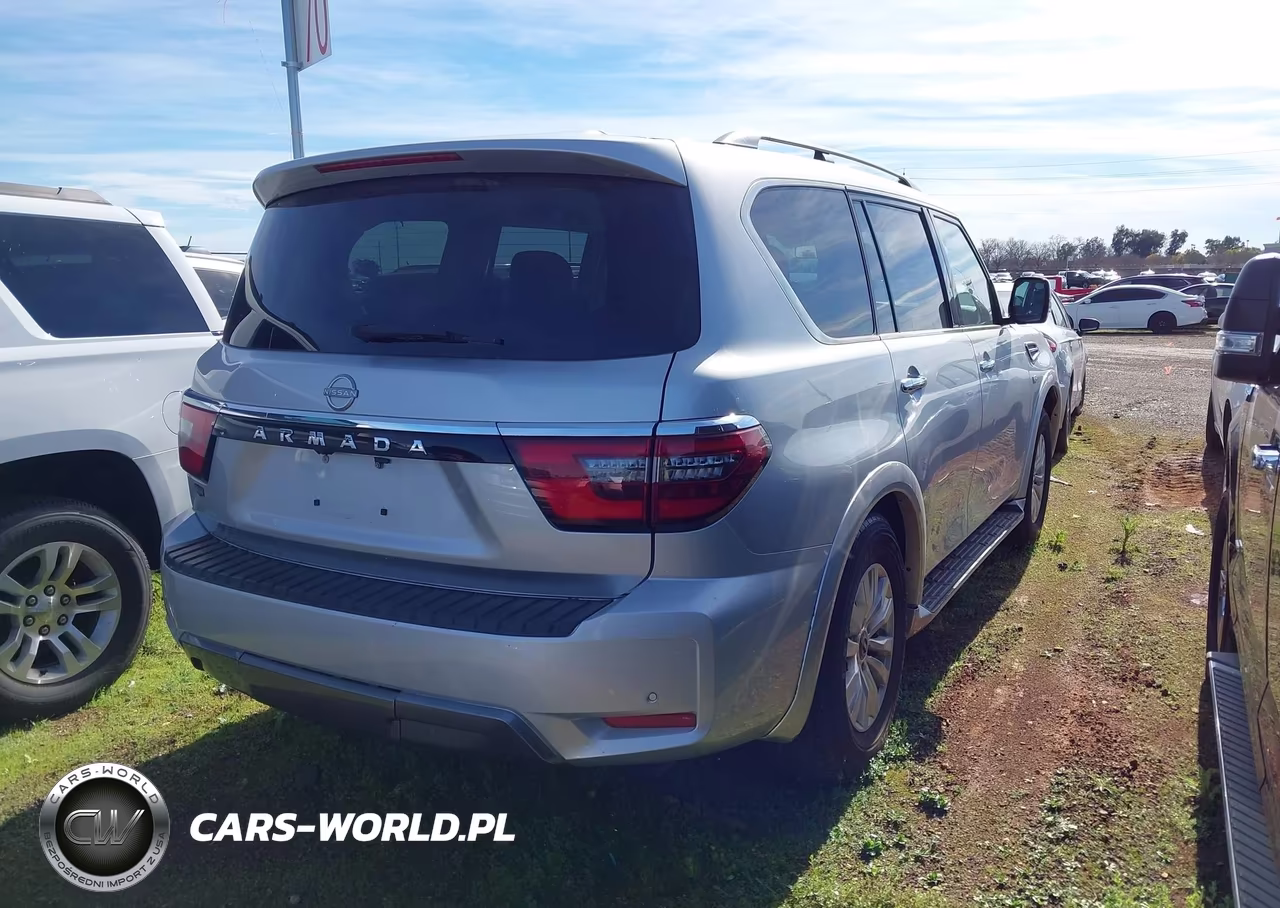 2021 Nissan Armada Sv 2Wd VIN:JN8AY2ACXM9145425 - 4