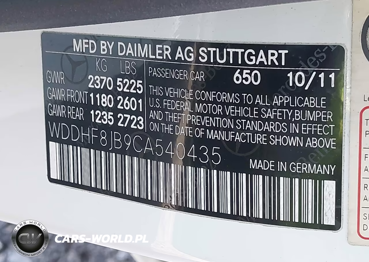 2012 Mercedes-Benz E 350 4Matic VIN:WDDHF8JB9CA540435 - 9