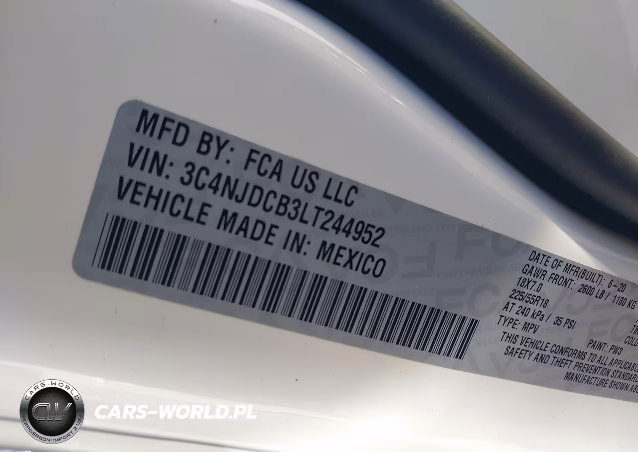 2020 Jeep Compass Limited 4X4 VIN:3C4NJDCB3LT244952 - 9
