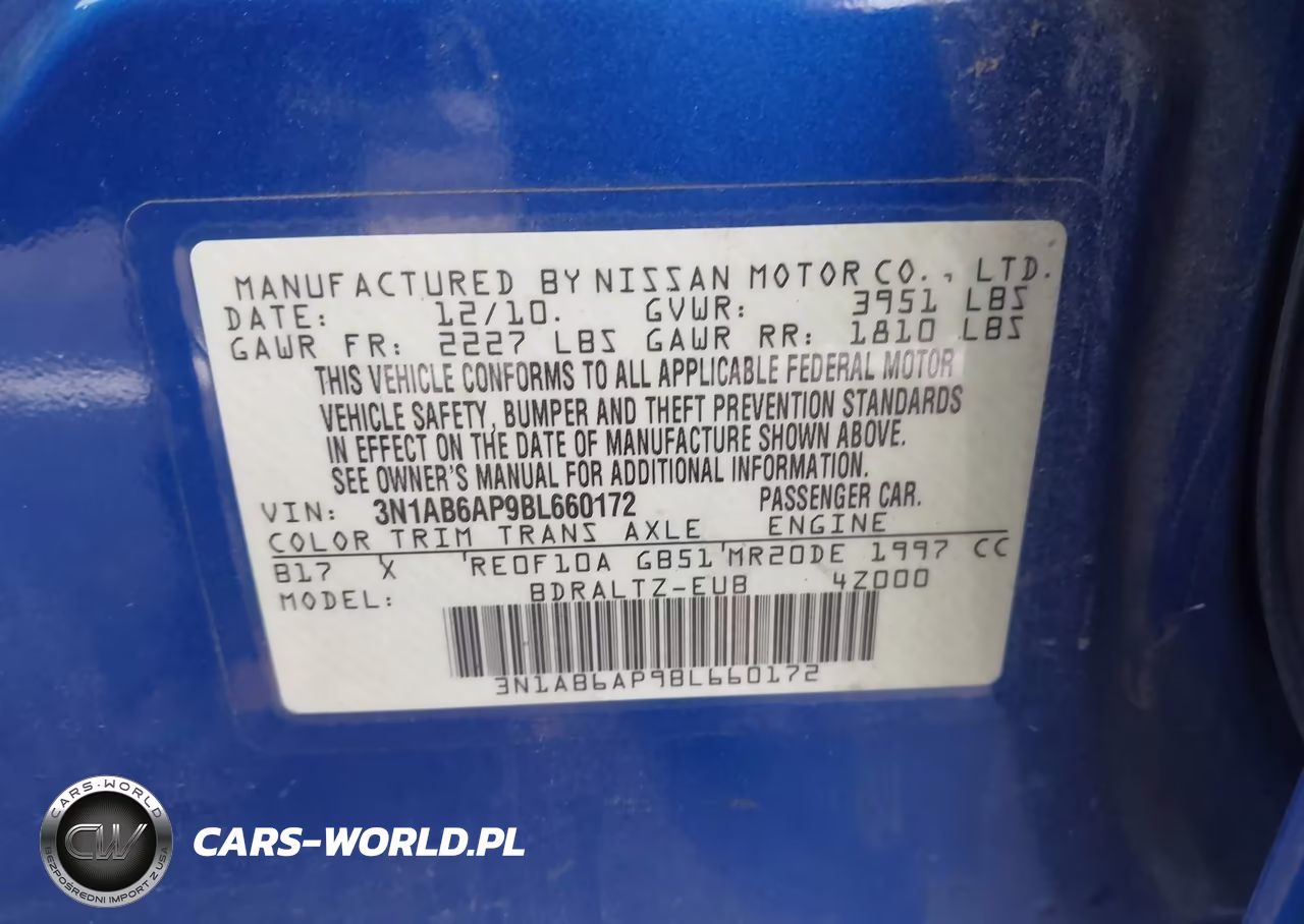 2011 Nissan Sentra 2.0Sr VIN:3N1AB6AP9BL660172 - 9