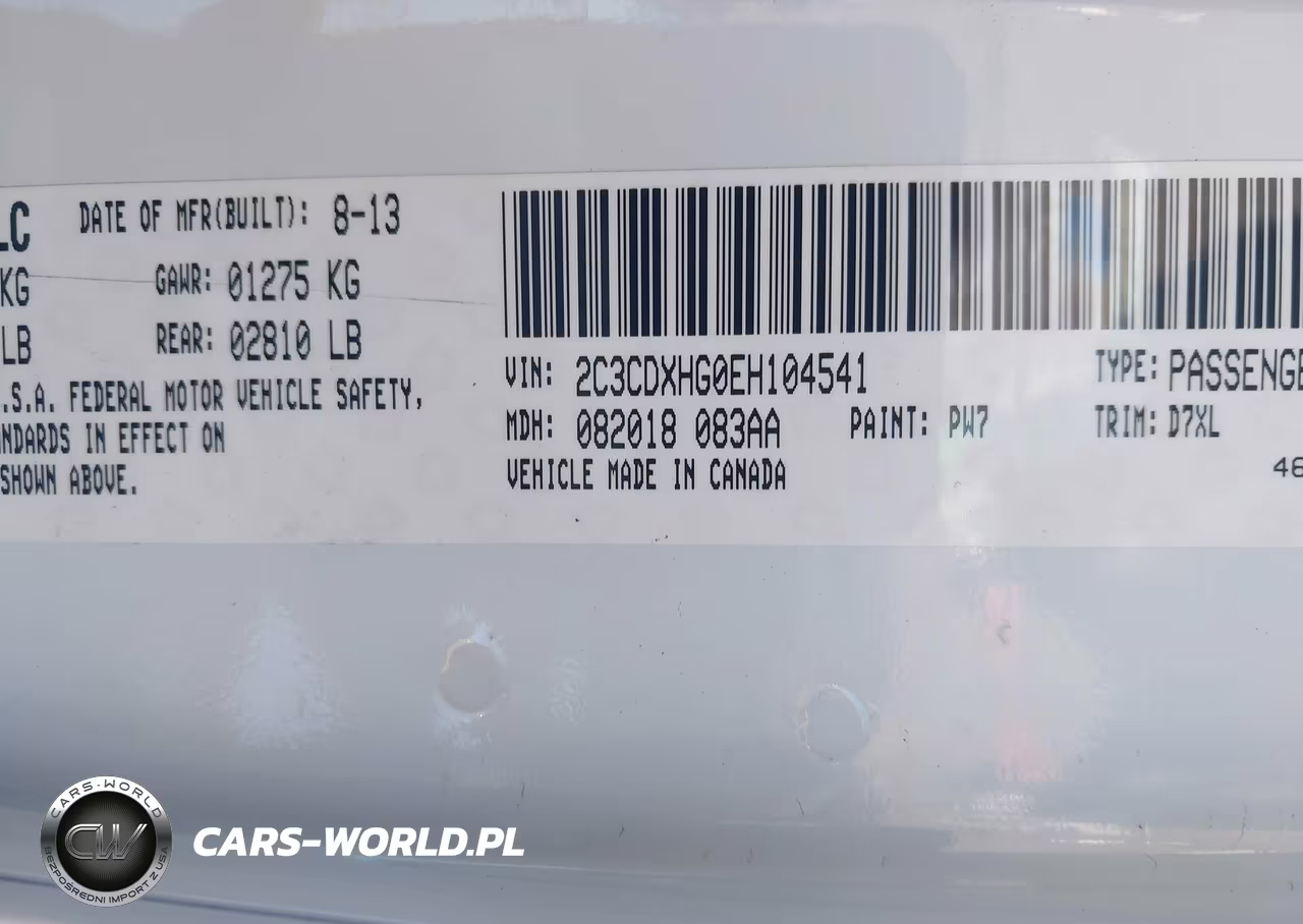 2014 Dodge Charger Sxt VIN:2C3CDXHG0EH104541 - 9