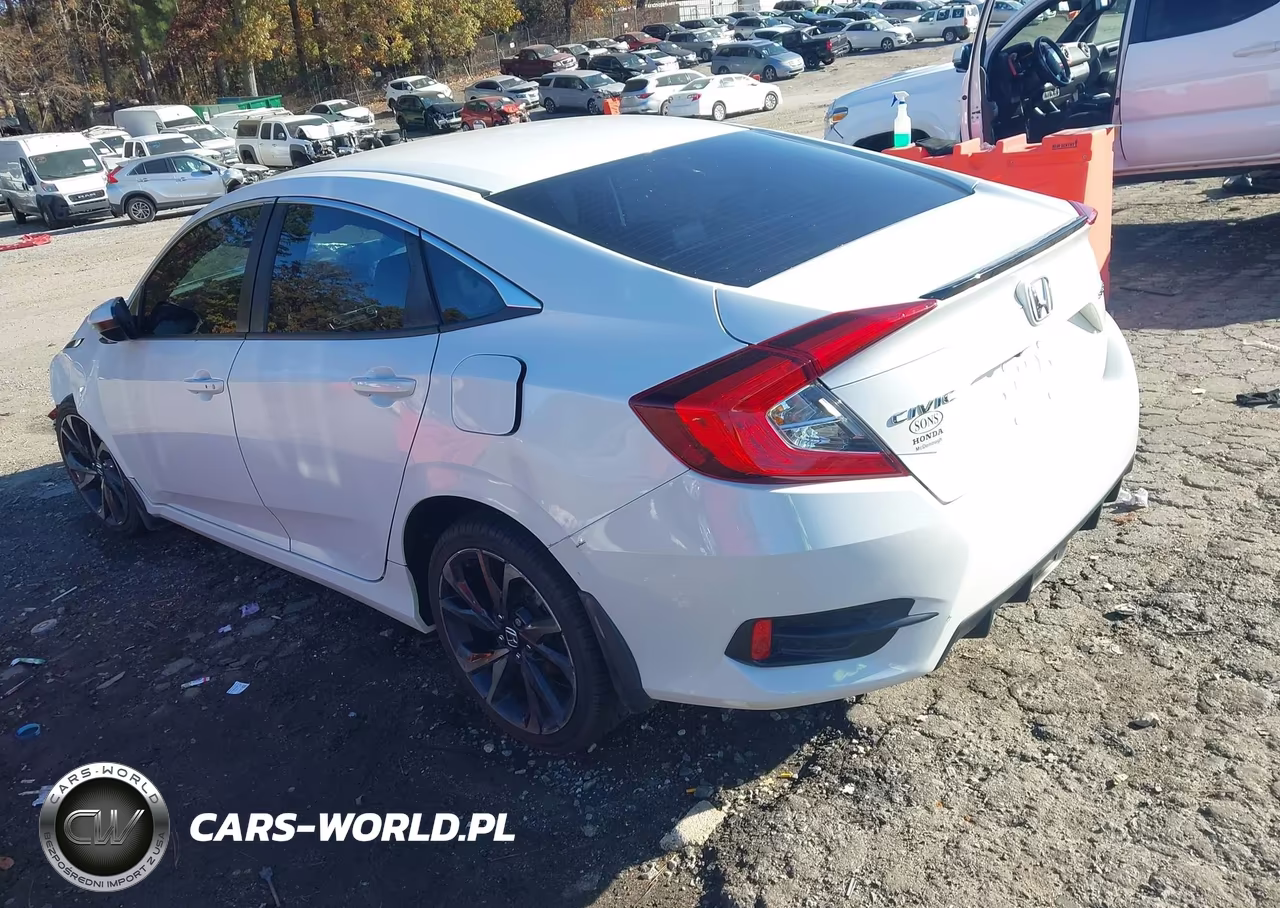 2020 Honda Civic Sport VIN:2HGFC2F83LH544553 - 3