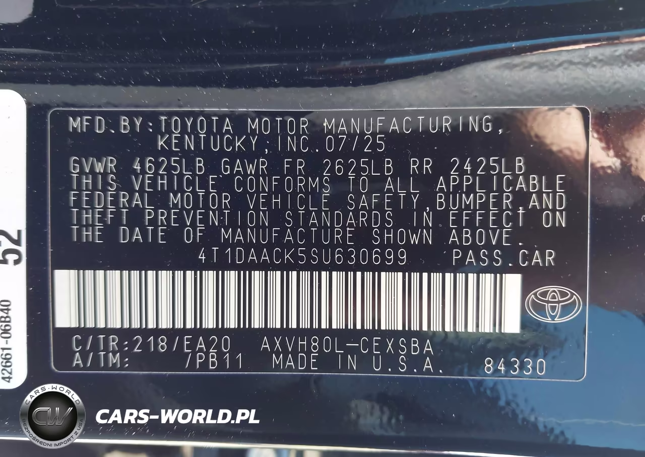 2025 Toyota Camry Se VIN:4T1DAACK5SU630699 - 9