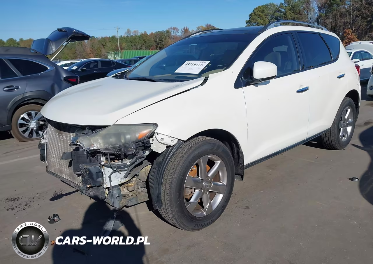 2010 Nissan Murano Sl VIN:JN8AZ1MW5AW137260 - 2