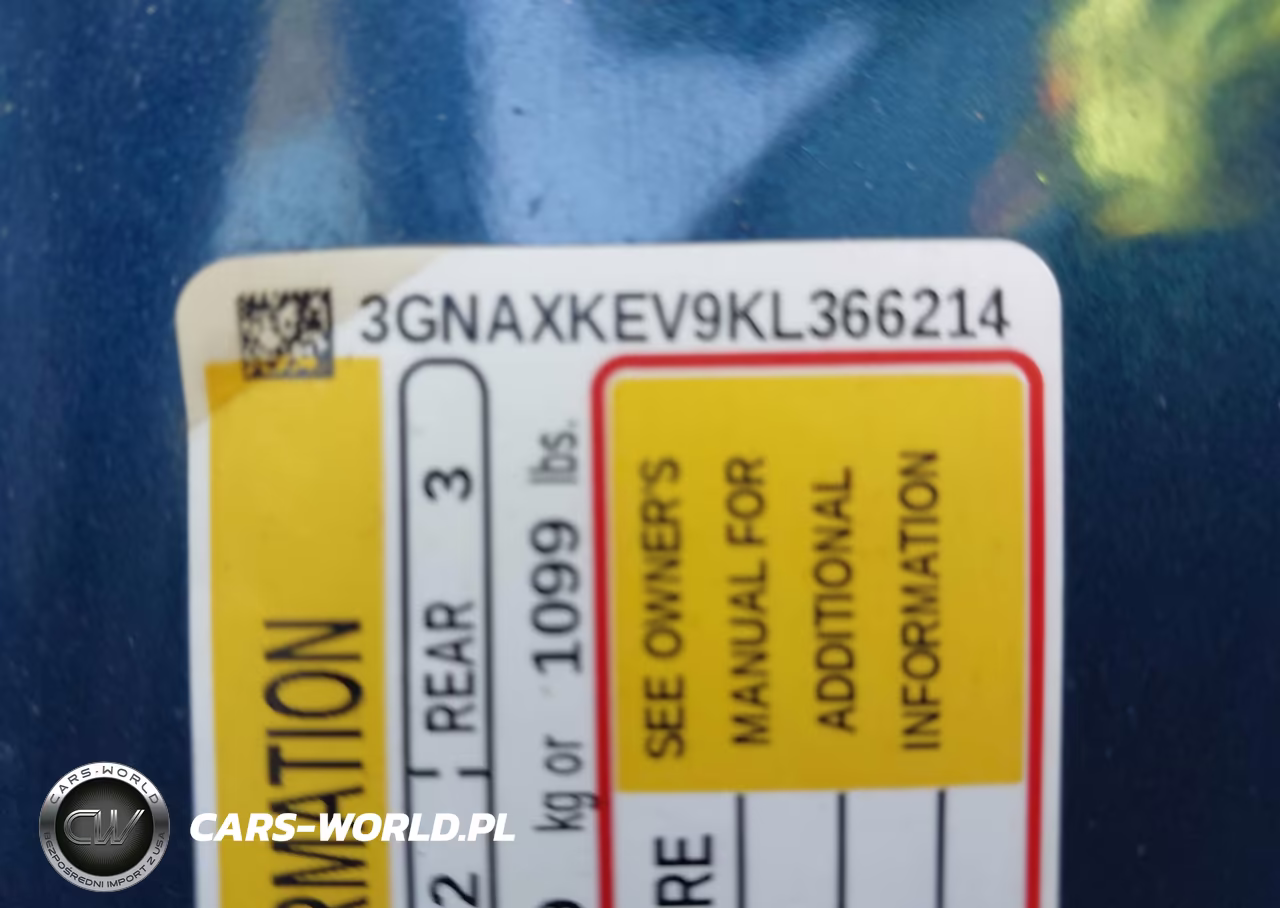 2019 Chevrolet Equinox Lt VIN:3GNAXKEV9KL366214 - 9