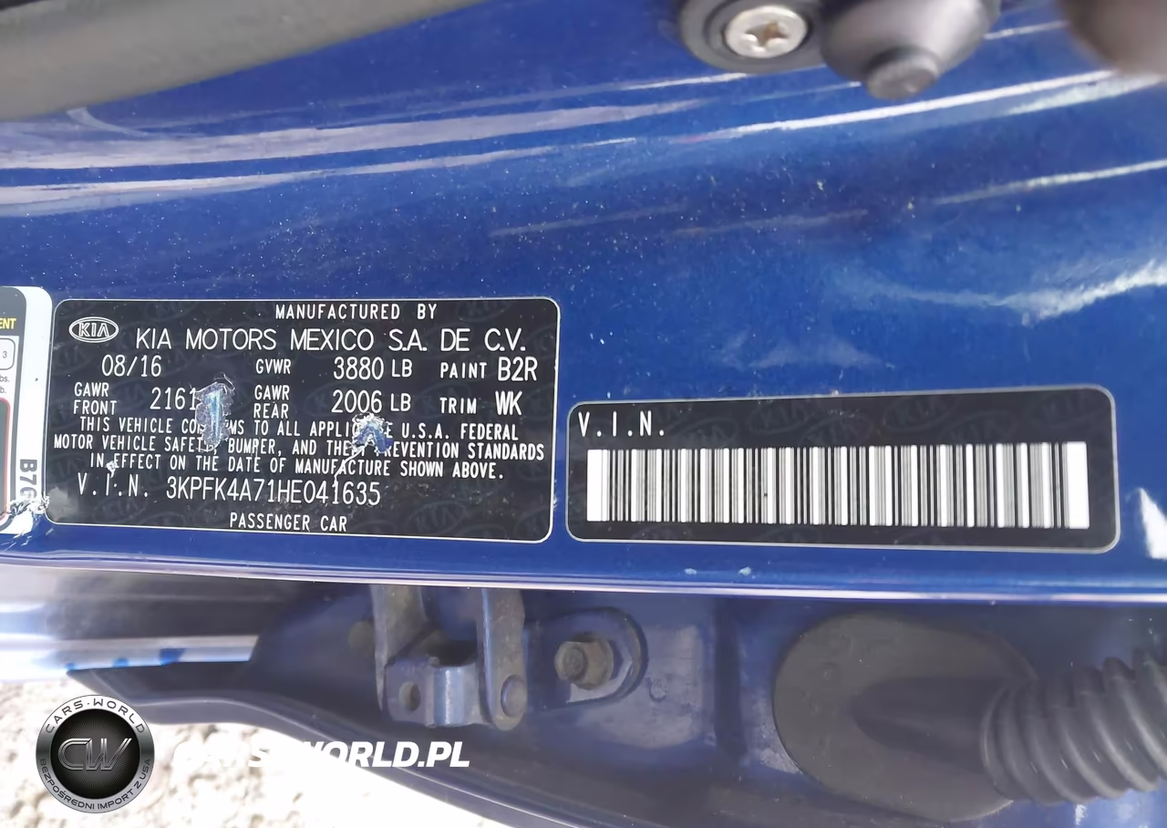 2017 Kia Forte Lx VIN:3KPFK4A71HE041635 - 9