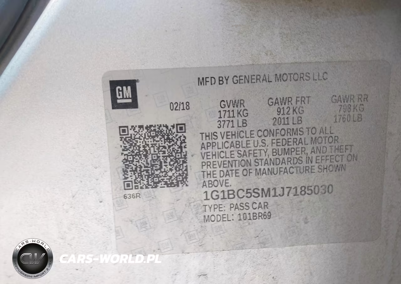 2018 Chevrolet Cruze Ls Auto VIN:1G1BC5SM1J7185030 - 9