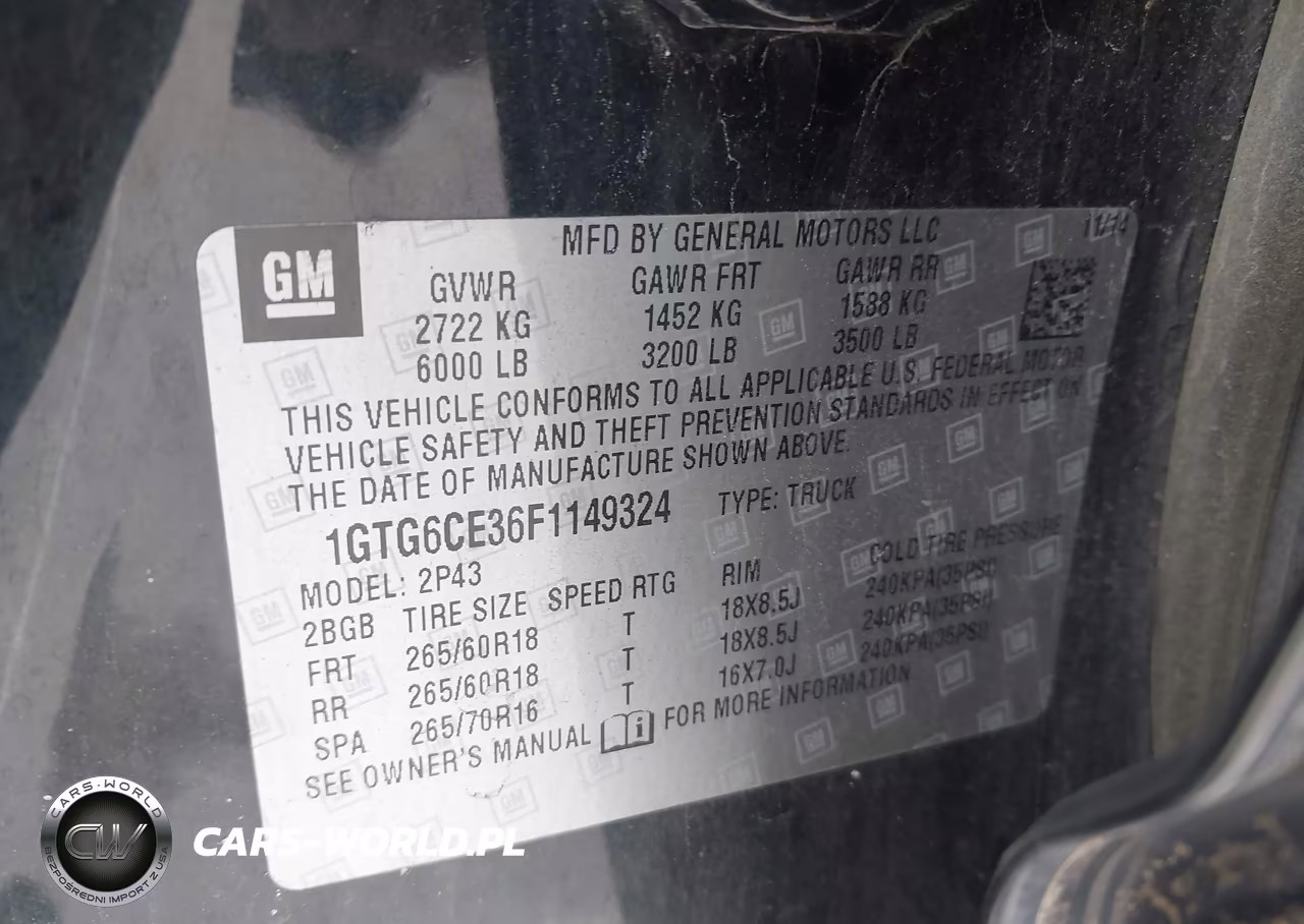 2015 GMC Canyon Slt VIN:1GTG6CE36F1149324 - 9