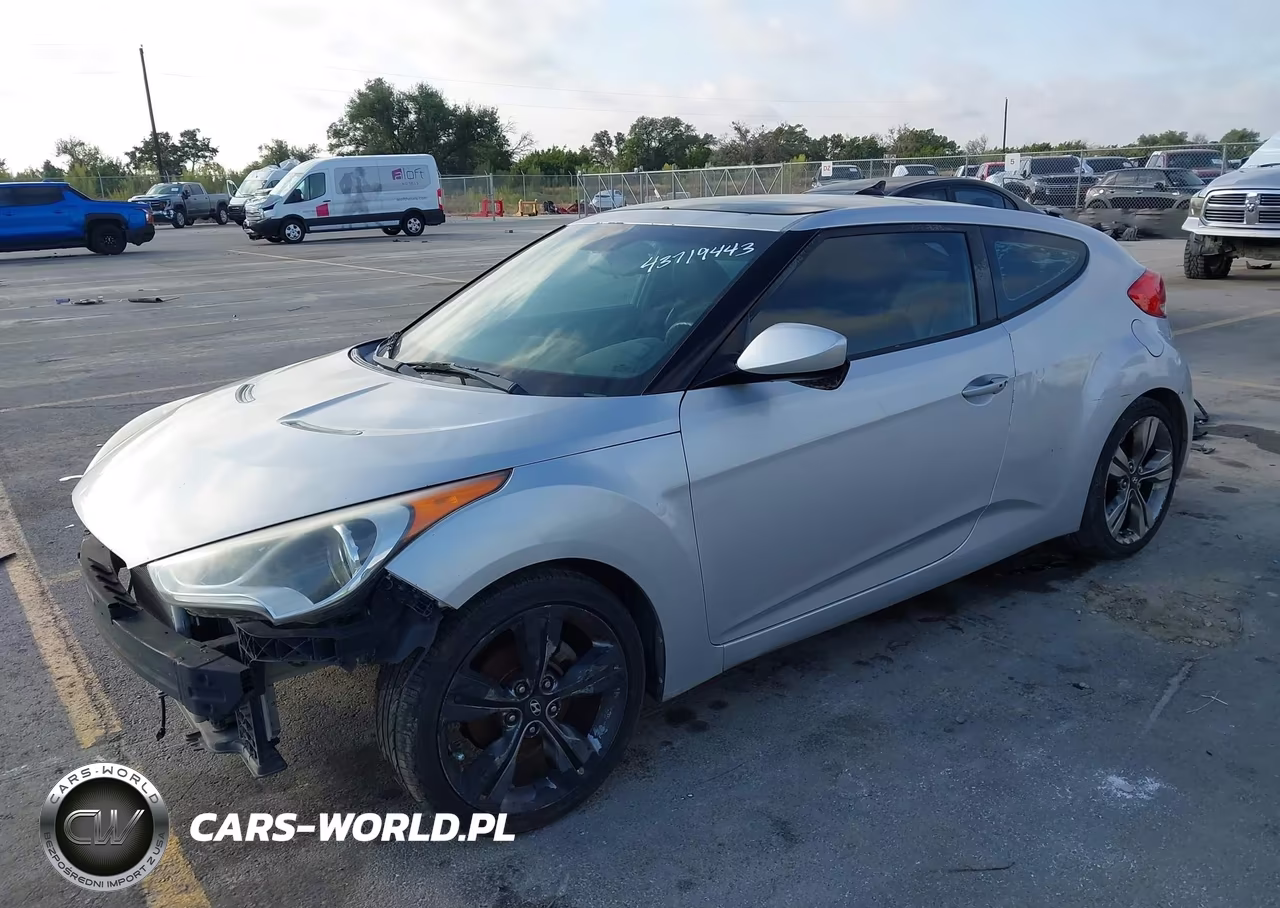 2012 Hyundai Veloster Base W-Black VIN:KMHTC6AD1CU023529 - 2