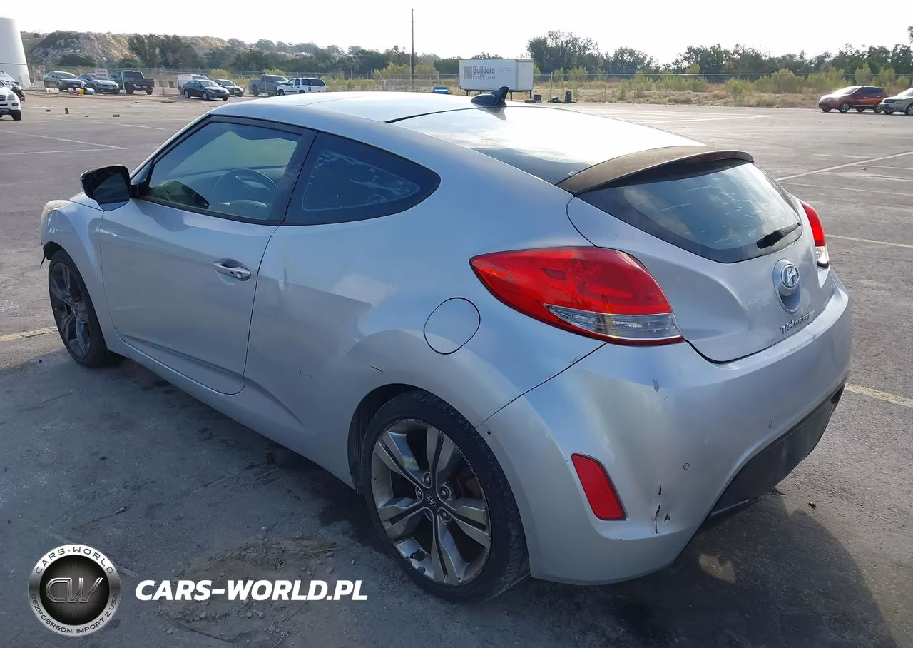 2012 Hyundai Veloster Base W-Black VIN:KMHTC6AD1CU023529 - 3