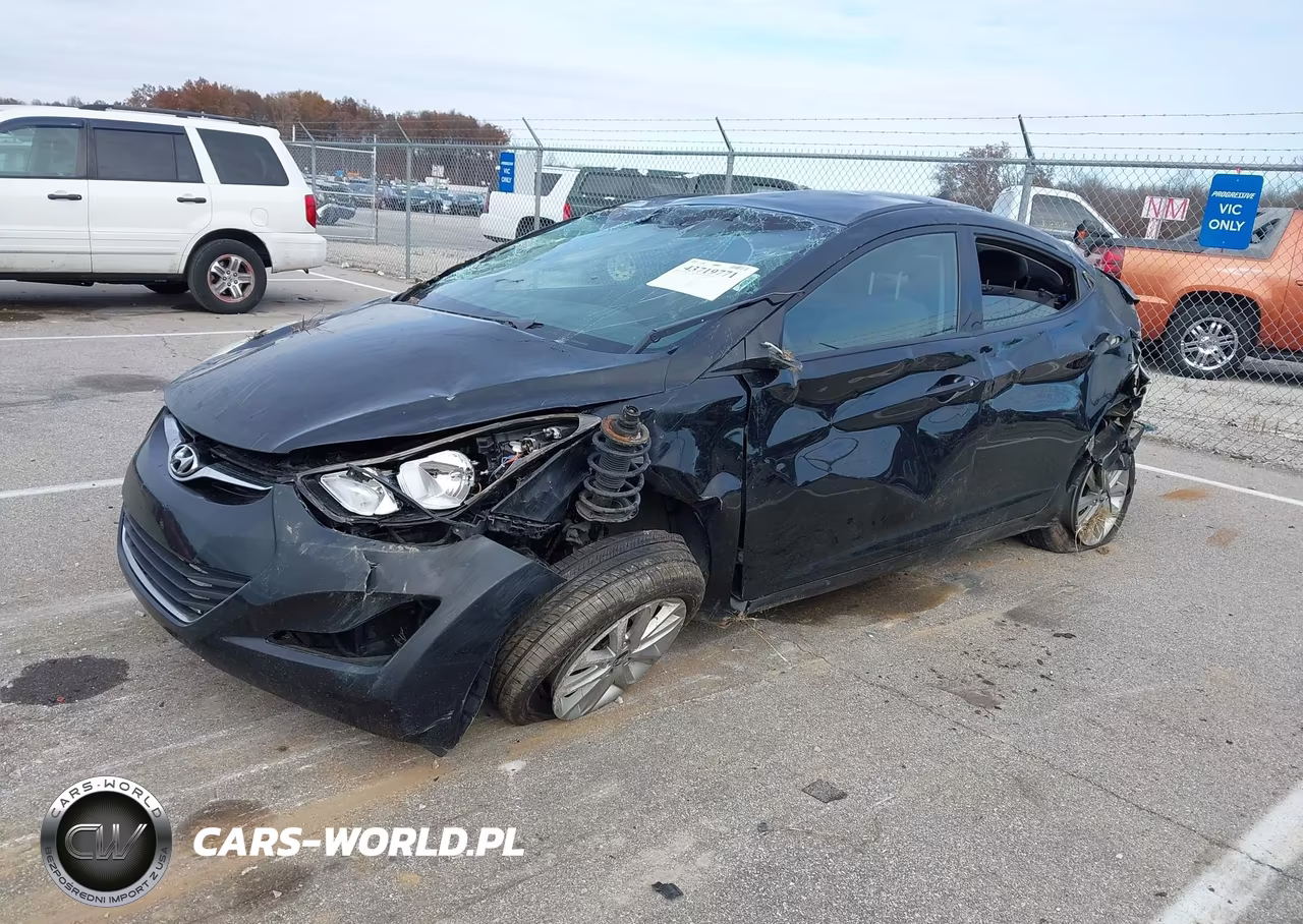 2014 Hyundai Elantra Se VIN:KMHDH4AE0EU172536 - 2