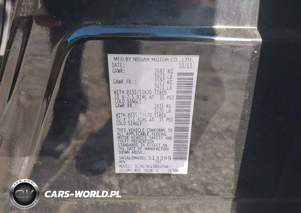 2014 Infiniti Qx60 VIN:5N1AL0MN8EC513399 - 9