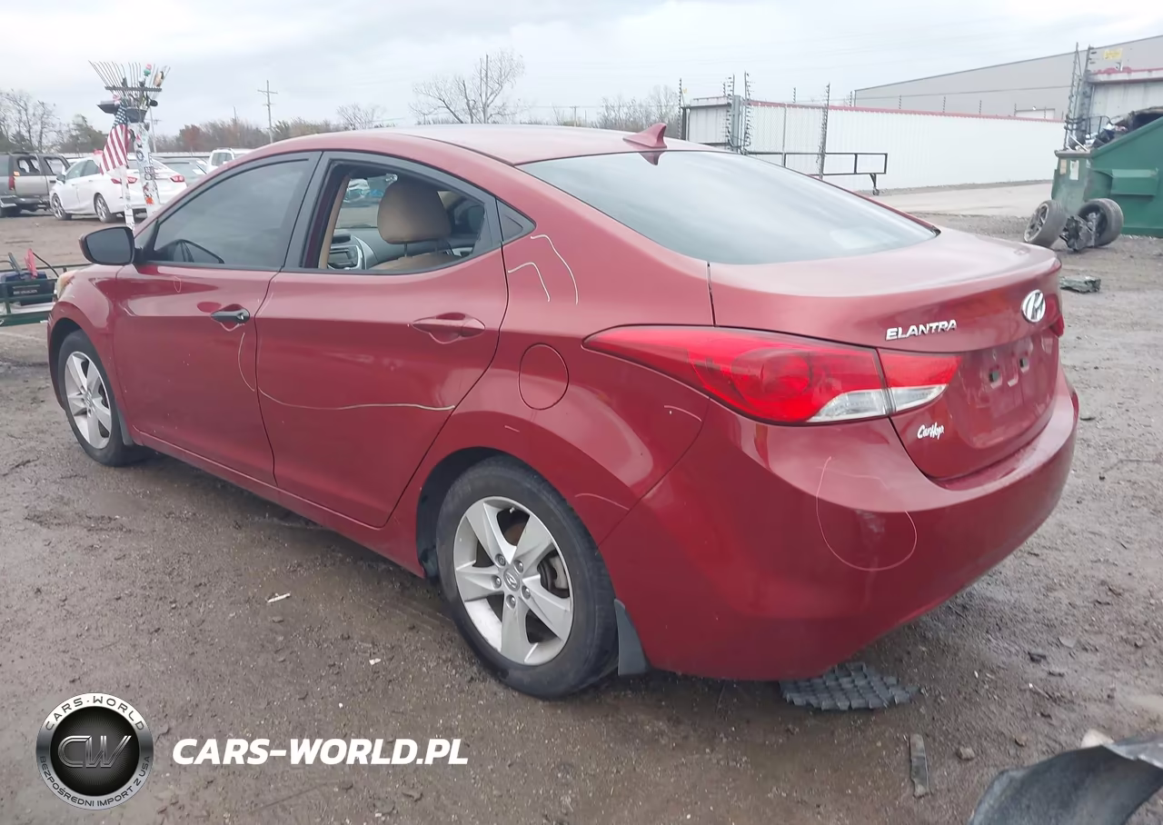 2012 Hyundai Elantra Gls (Ulsan Plant) VIN:KMHDH4AE4CU467118 - 3