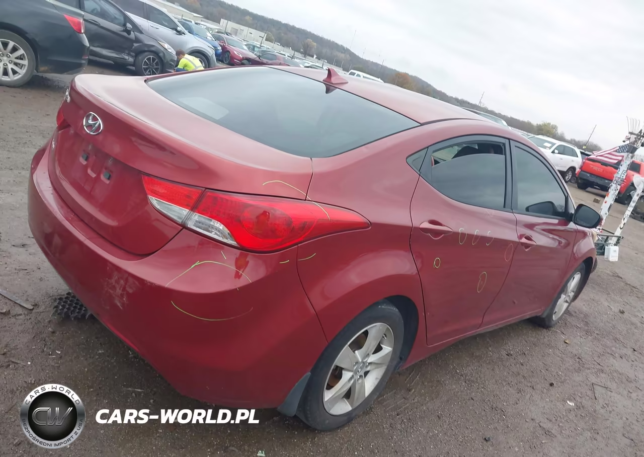 2012 Hyundai Elantra Gls (Ulsan Plant) VIN:KMHDH4AE4CU467118 - 4
