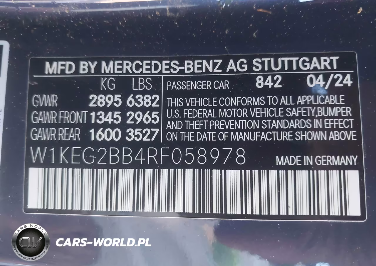 2024 Mercedes-Benz Eqe 350+ VIN:W1KEG2BB4RF058978 - 9