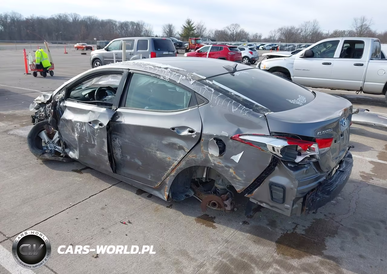 2012 Hyundai Elantra Gls VIN:5NPDH4AE0CH093749 - 3