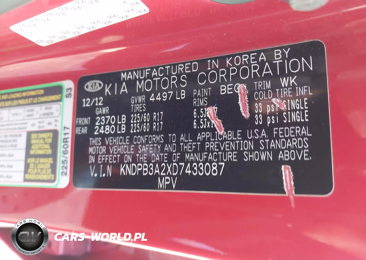 2013 Kia Sportage Lx VIN:KNDPB3A2XD7433087 - 9