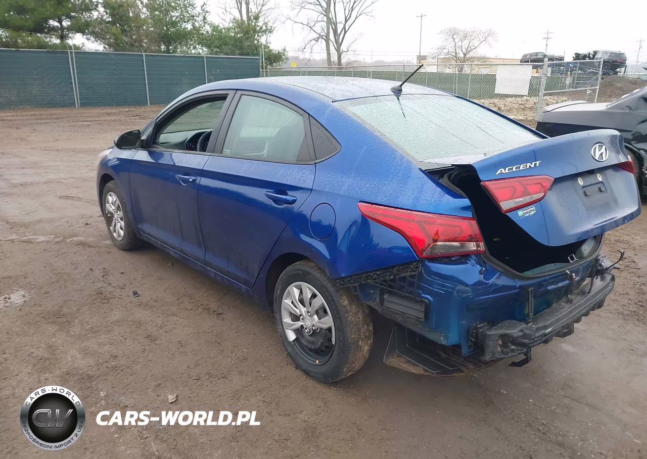 2021 Hyundai Accent Se VIN:3KPC24A69ME131202 - 3