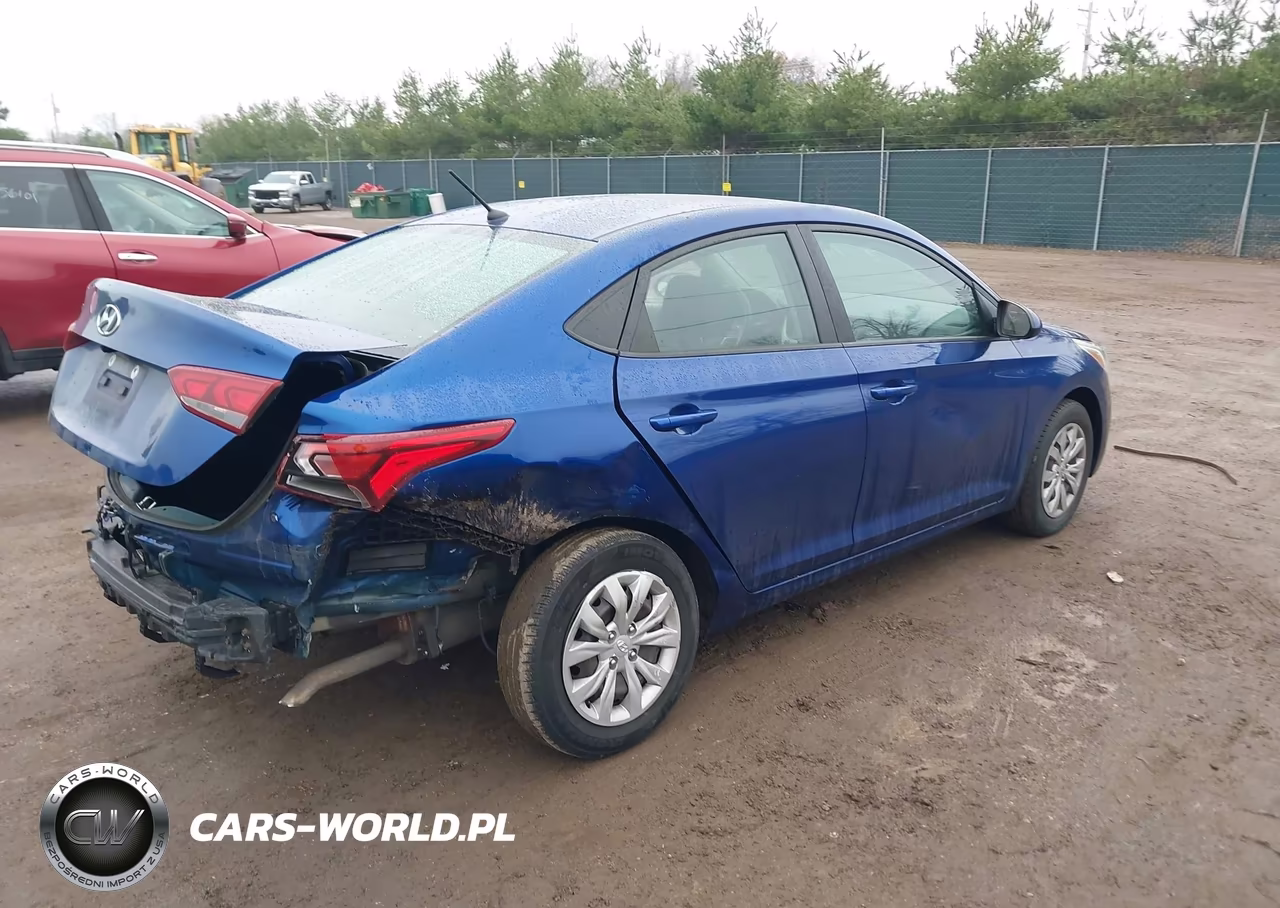 2021 Hyundai Accent Se VIN:3KPC24A69ME131202 - 4