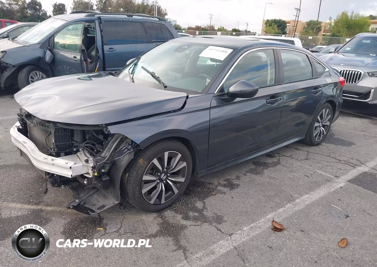 2022 Honda Civic Ex VIN:2HGFE1F77NH318577 - 2
