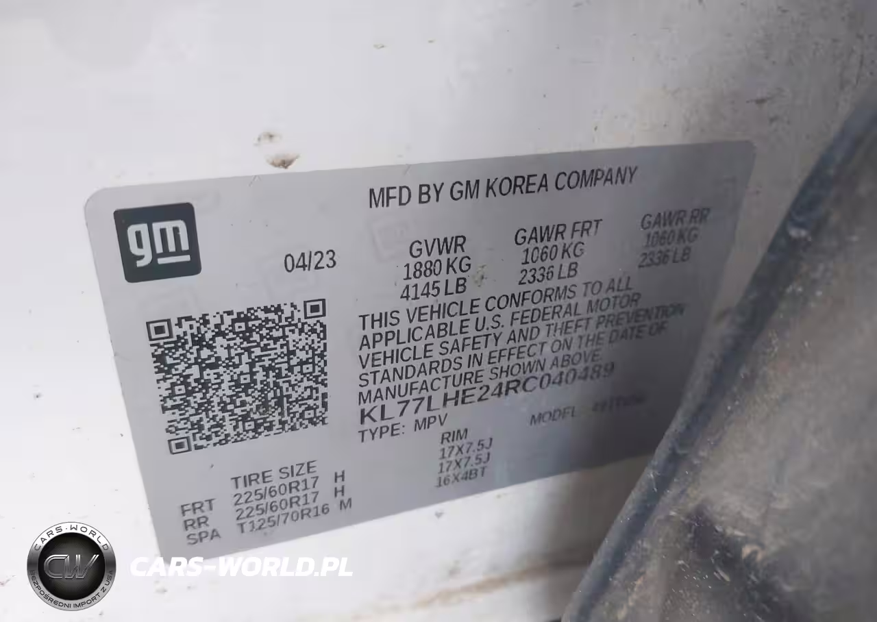 2024 Chevrolet Trax Fwd Lt VIN:KL77LHE24RC040489 - 9
