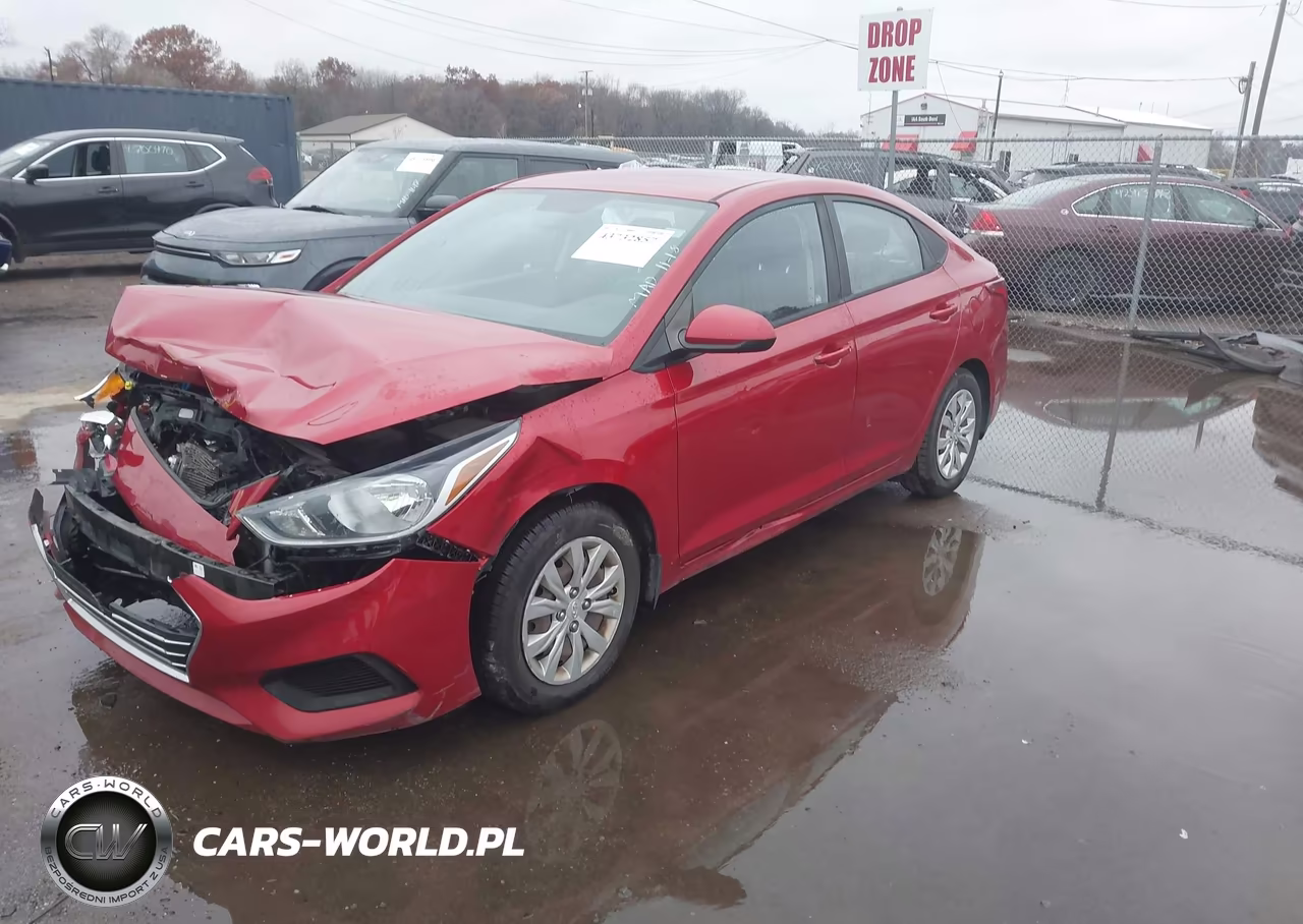 2020 Hyundai Accent Se VIN:3KPC24A6XLE098516 - 2