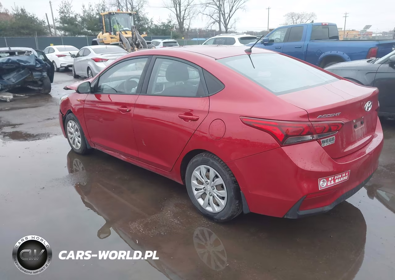 2020 Hyundai Accent Se VIN:3KPC24A6XLE098516 - 3