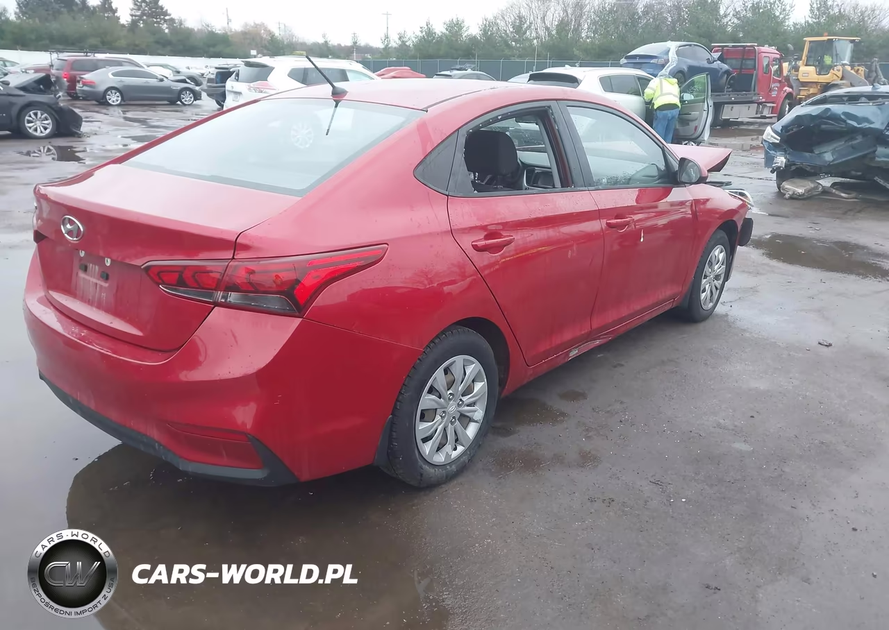 2020 Hyundai Accent Se VIN:3KPC24A6XLE098516 - 4