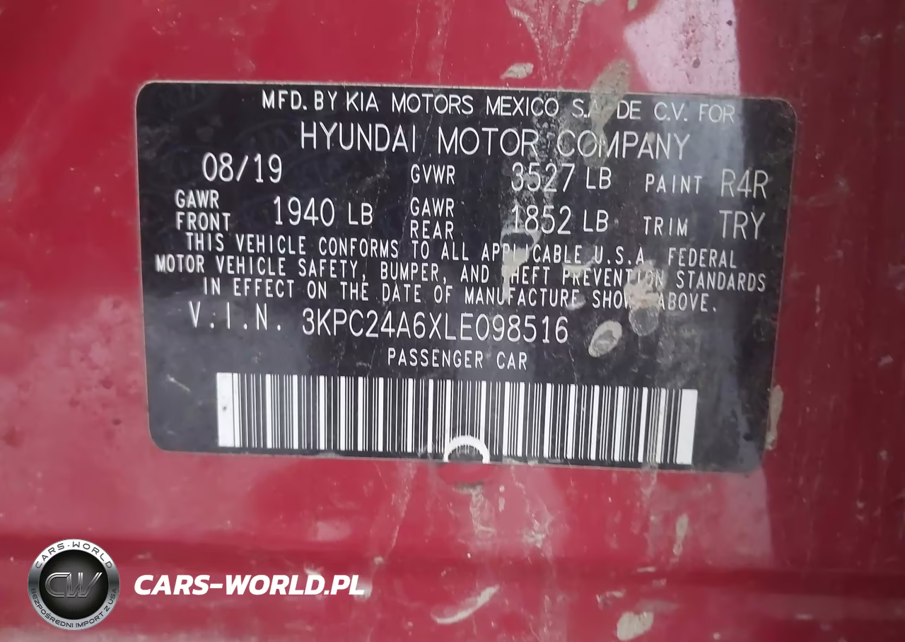 2020 Hyundai Accent Se VIN:3KPC24A6XLE098516 - 9