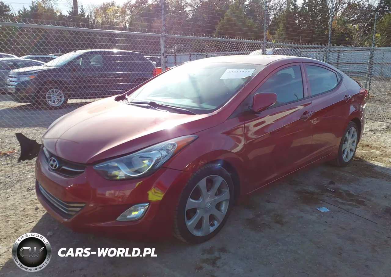 2012 Hyundai Elantra Limited (Ulsan Plant) VIN:KMHDH4AE6CU244885 - 2