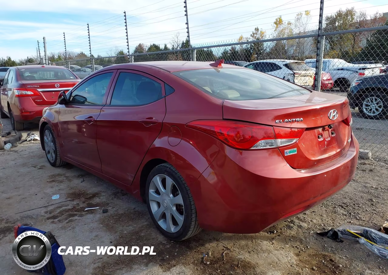 2012 Hyundai Elantra Limited (Ulsan Plant) VIN:KMHDH4AE6CU244885 - 3