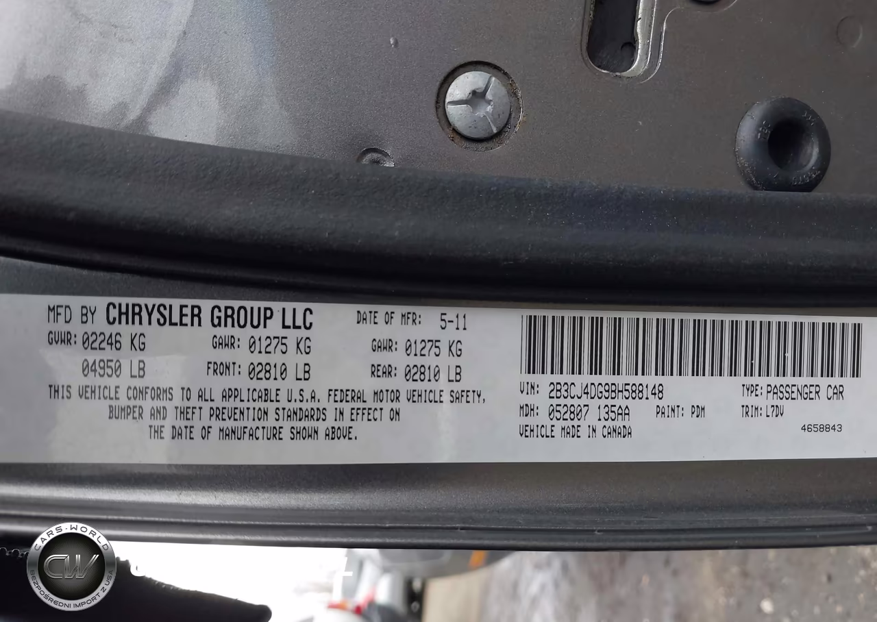 2011 Dodge Challenger VIN:2B3CJ4DG9BH588148 - 9