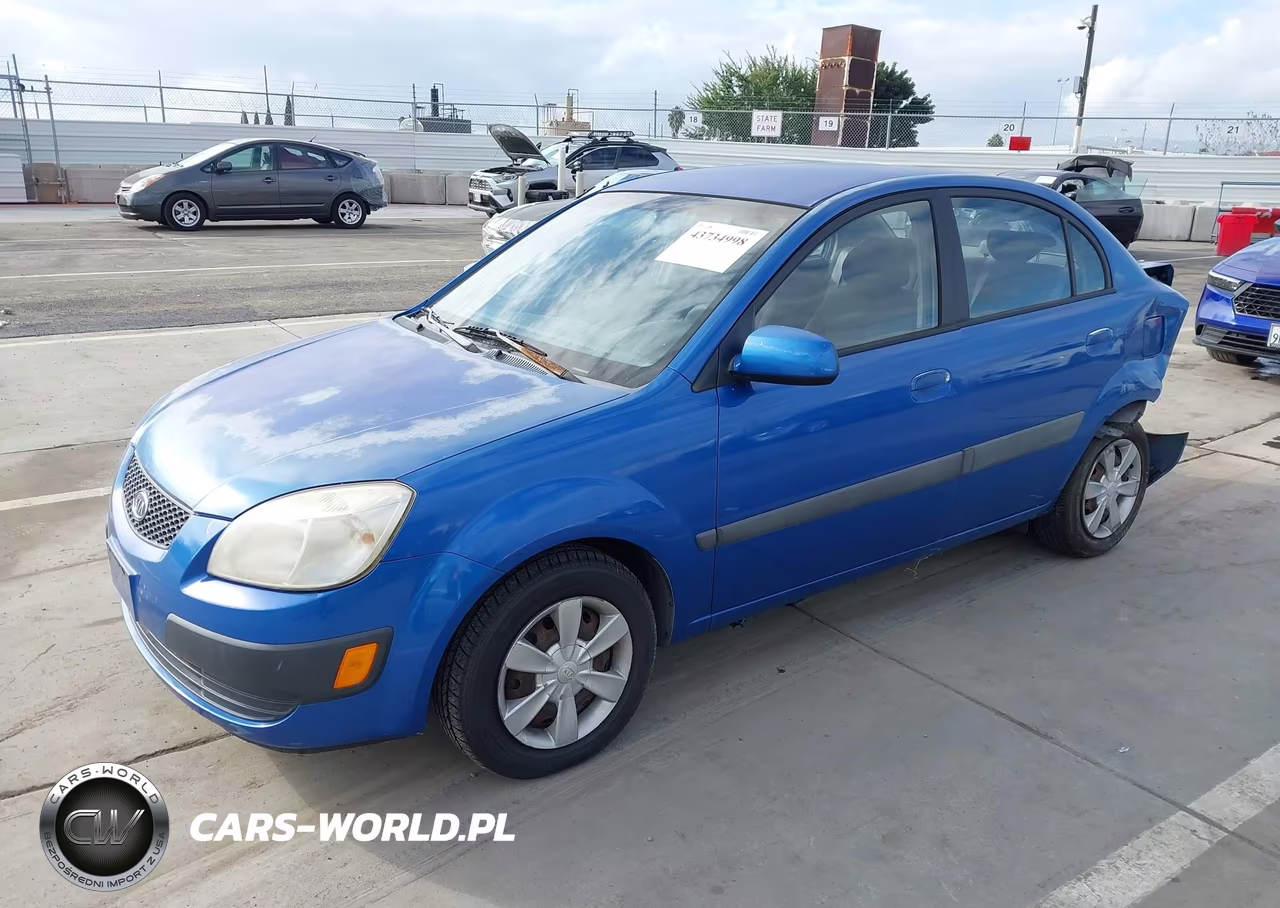 2006 Kia Rio Lx VIN:KNADE123466164984 - 2