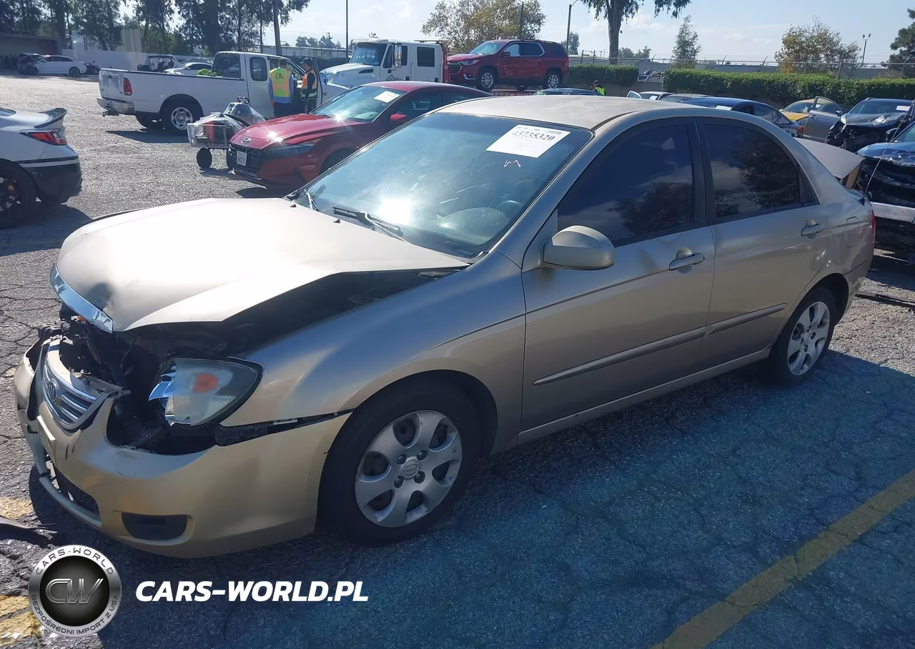 2007 Kia Spectra Ex VIN:KNAFE122675483259 - 2
