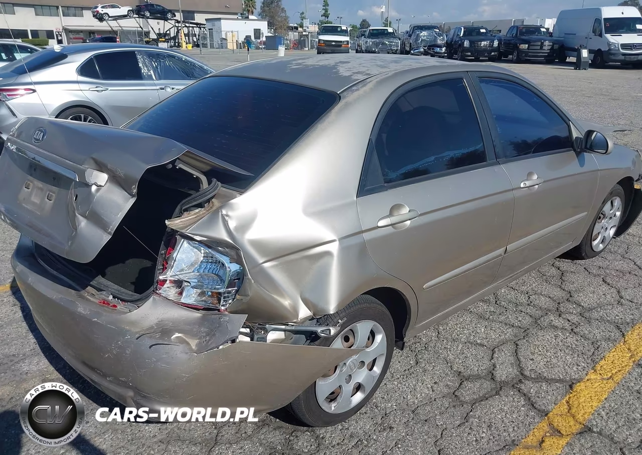 2007 Kia Spectra Ex VIN:KNAFE122675483259 - 4
