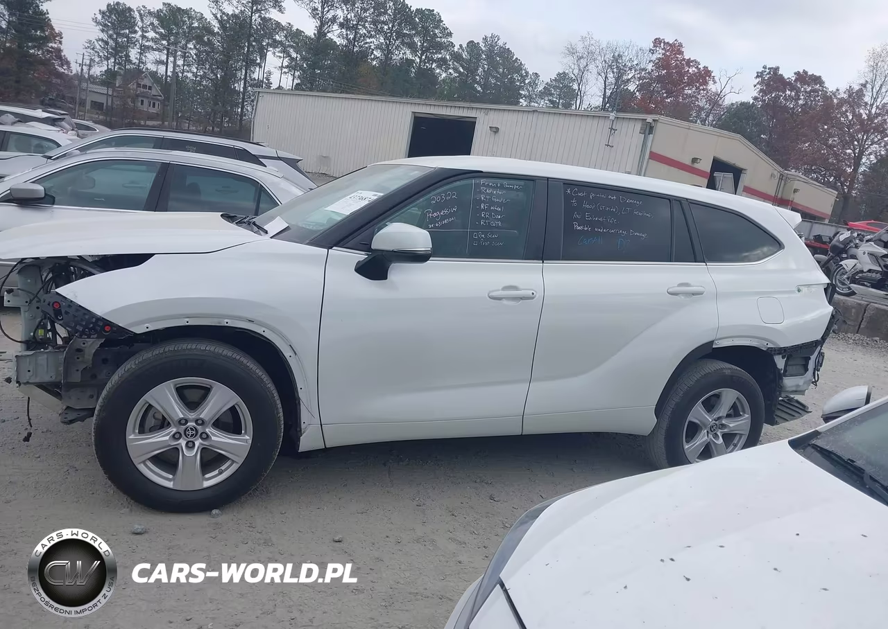 2023 Toyota Highlander Le VIN:5TDKDRAH4PS026520 - 14