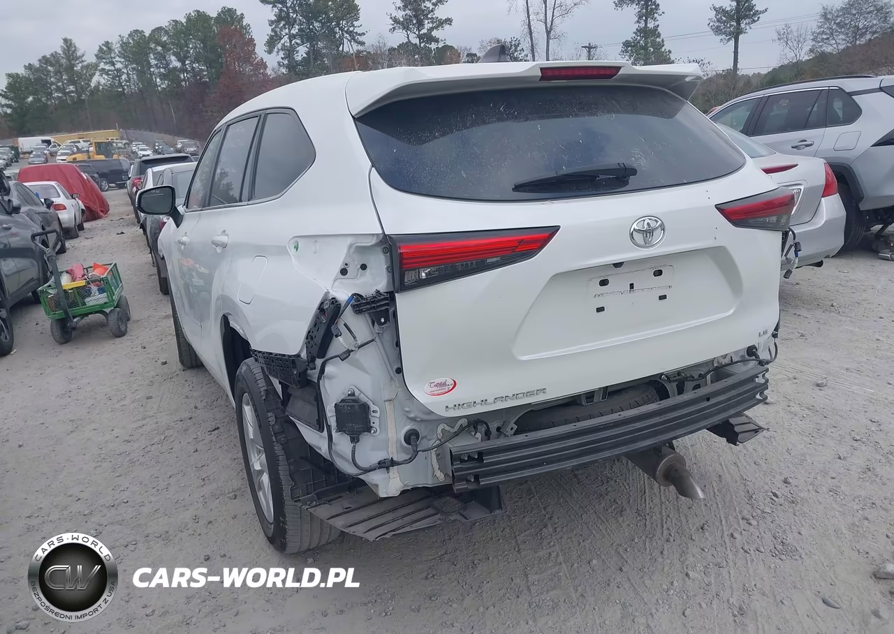 2023 Toyota Highlander Le VIN:5TDKDRAH4PS026520 - 3