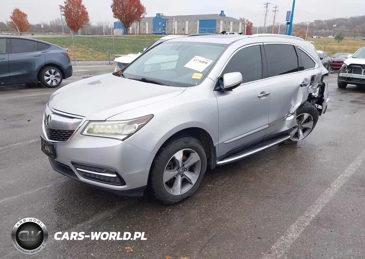 2015 Acura Mdx VIN:5FRYD3H29FB004314 - 2