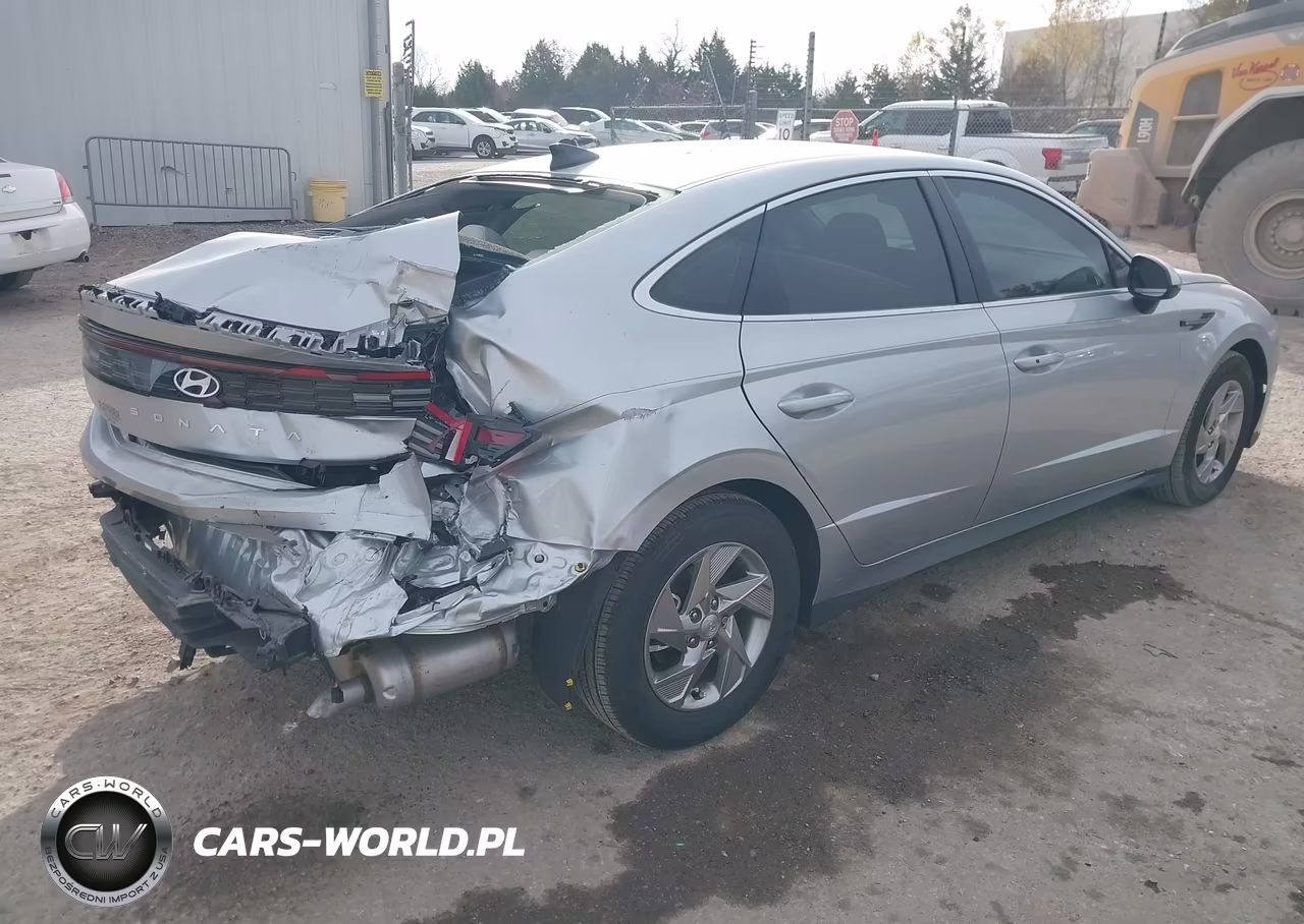 2025 Hyundai Sonata Se VIN:KMHL24JAXSA490039 - 4