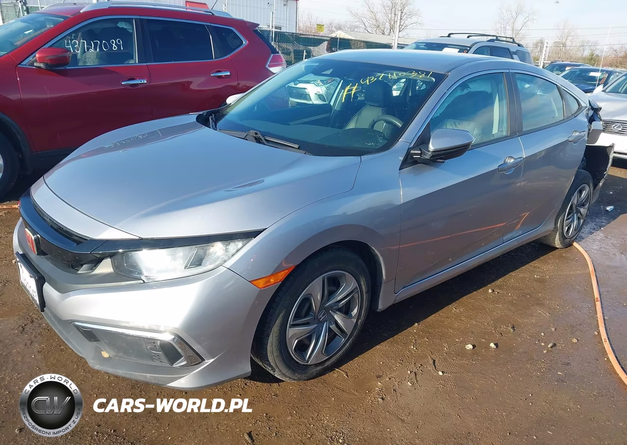 2019 Honda Civic Lx VIN:2HGFC2F60KH518585 - 2