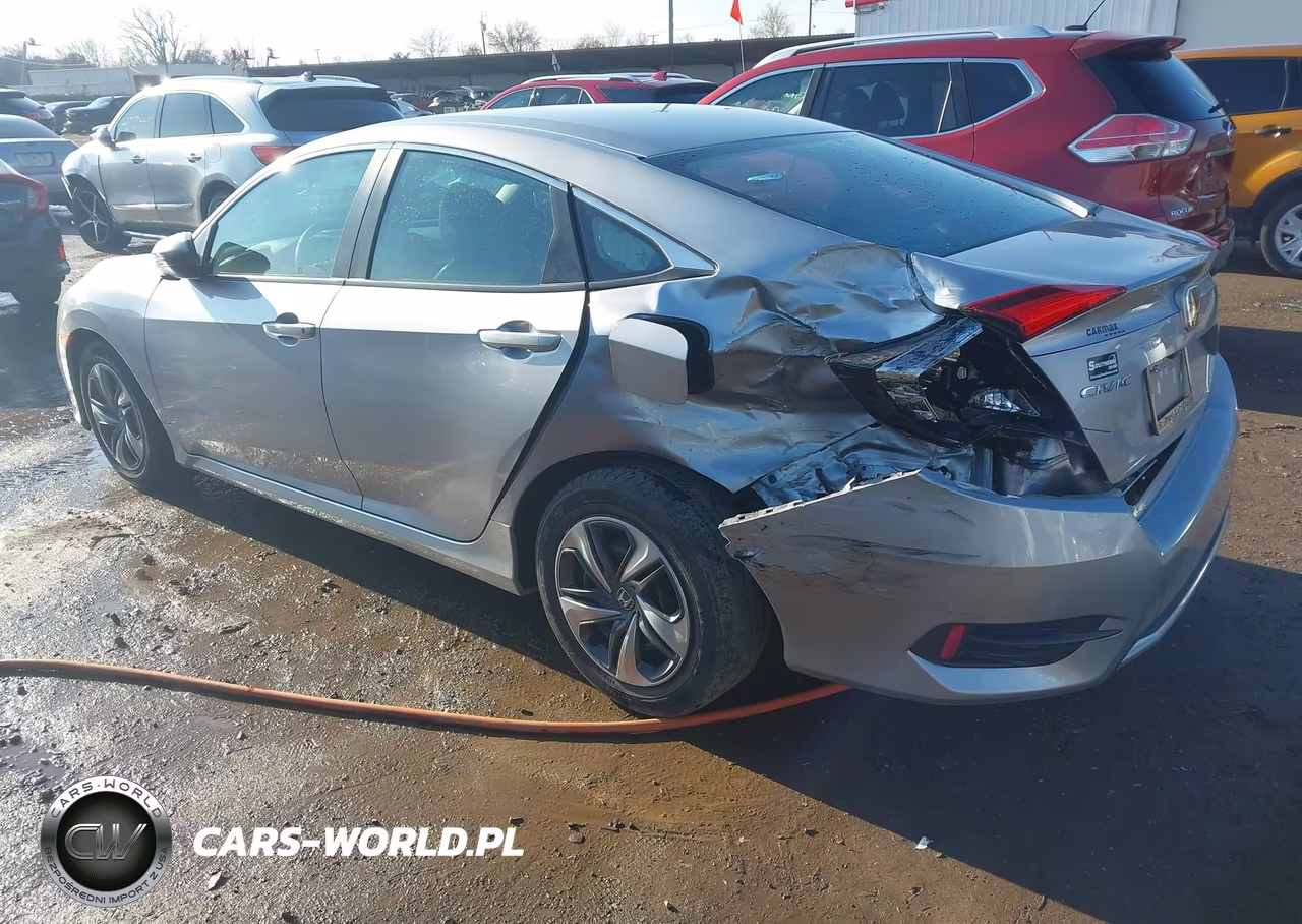 2019 Honda Civic Lx VIN:2HGFC2F60KH518585 - 3