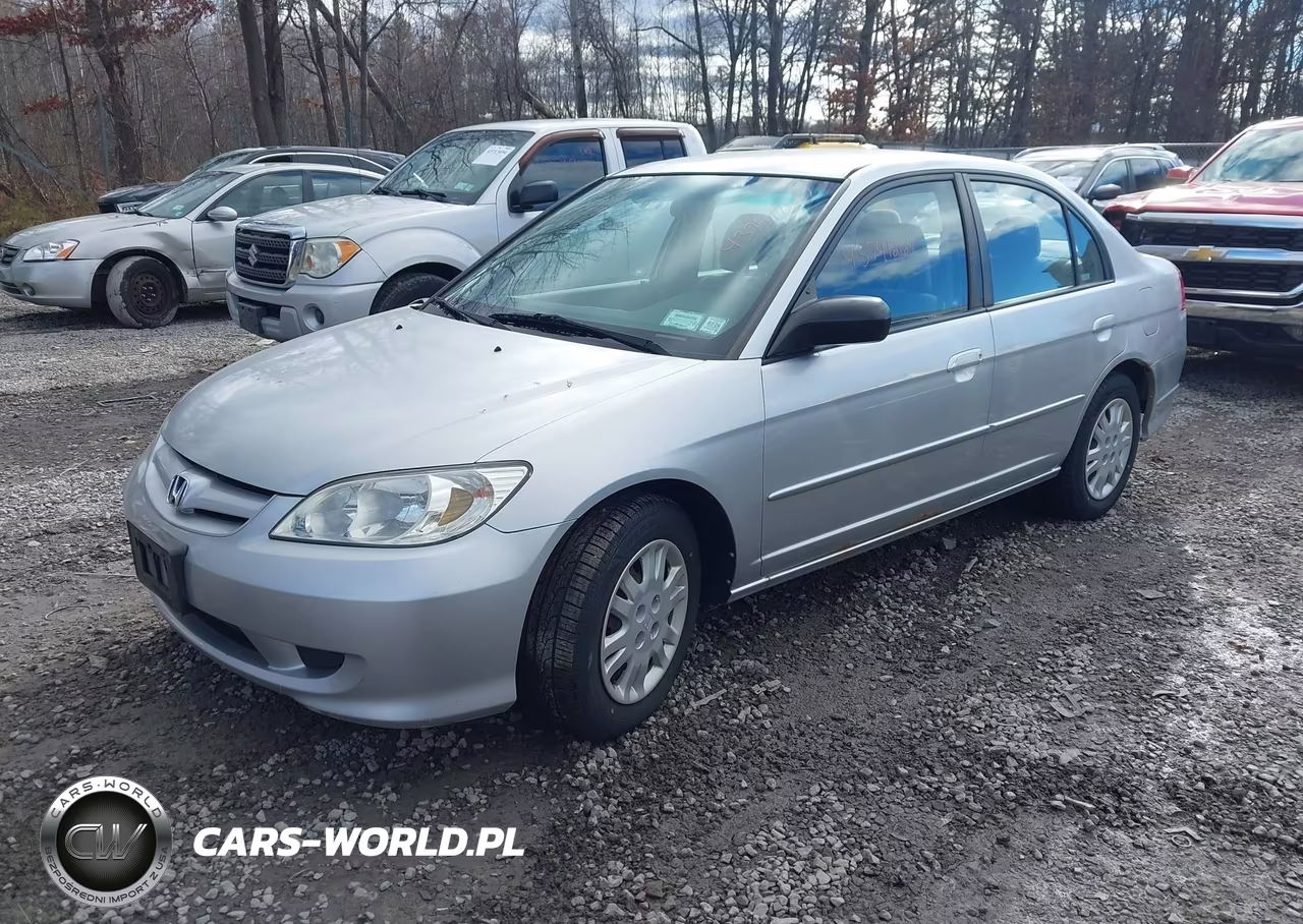 2005 Honda Civic Lx VIN:2HGES16595H615241 - 2