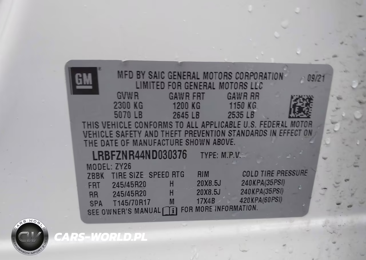 2022 Buick Envision Fwd Essence VIN:LRBFZNR44ND030376 - 9