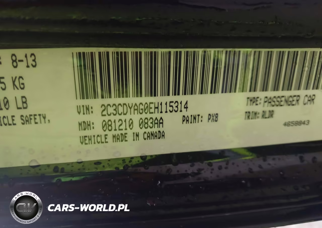 2014 Dodge Challenger Sxt Plus VIN:2C3CDYAG0EH115314 - 9