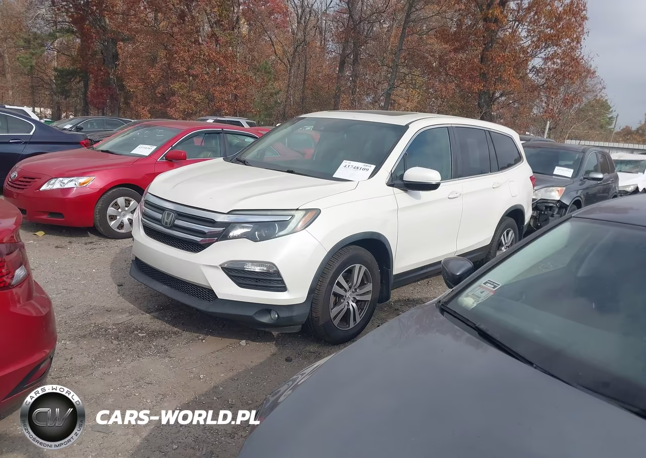 2016 Honda Pilot Ex-L VIN:5FNYF5H63GB018737 - 2