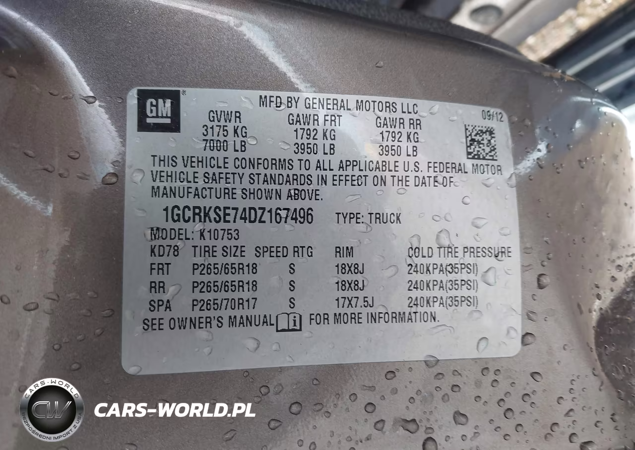 2013 Chevrolet Silverado 1500 Lt VIN:1GCRKSE74DZ167496 - 9